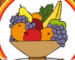 Coloring Book: Fruits 