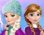 Elsa and Anna Winter Fun 